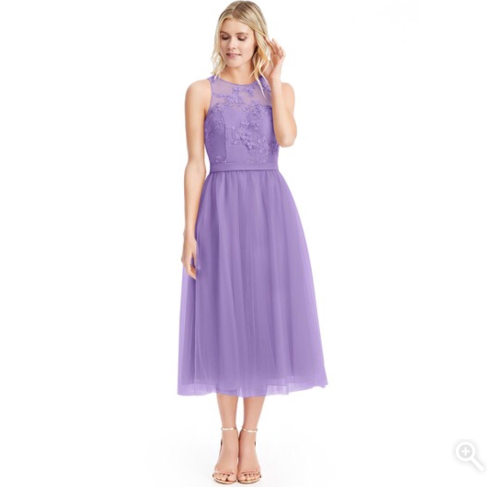 Azazie Eva Dress in Tahiti Purple